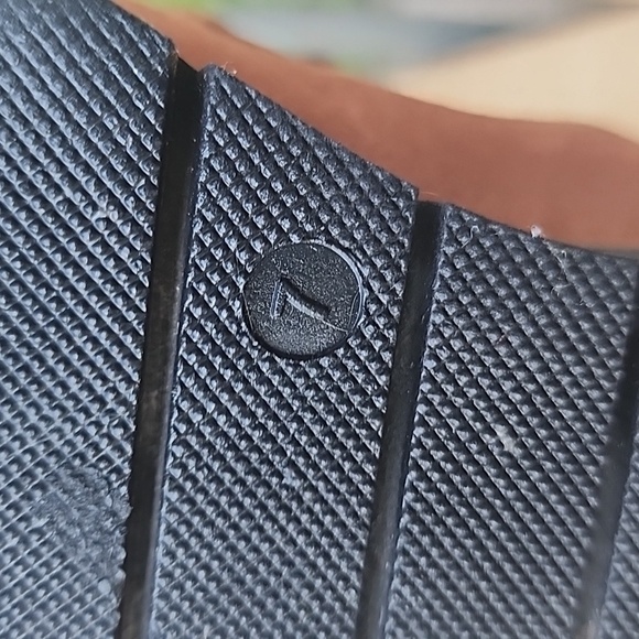 AQUATALIA Giselle Suede Round Toe Slip On Platform Loafers Shoes Size 7 Brown - Picture 11 of 12